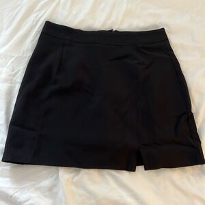 Black skort